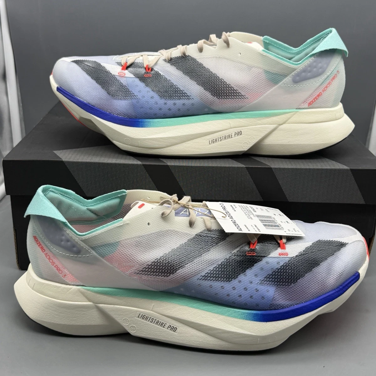 Adidas Adizero Adios Pro 3 White Dark Blue for sale | eBay