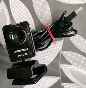 Philips SPC530NC/00 Webcam USB Kamera Schwarz PC Laptop Video Konferenz