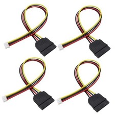 PH 2.0mm 4Pin to 15Pin HDD SATA Power Cable Adapter Cable SATA15Pin Female S-4