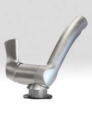 Bomba Manual De Agua Para Fregadero - Aleación De Aluminio, Longitud Ajustable (275-410 Mm), Ideal Para Caravanas, Camping Y Barcos (Color Negro O Blanco)