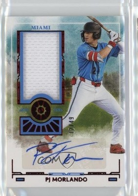 2025 Boys of Summer Prospect Material Signatures Red /49 PJ Morlando Auto 1t3