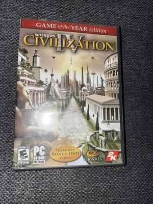 Sid Meier's 4 Civilization Game of the Year Edition PC Game 2006 (Complete, CIB)