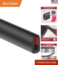 Rubber Edge Trim, 1/8" 3Mm Self Adhesive Flexible U Channel Edge Protecter for