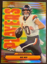 2025 Topps Chrome Bo Nix #PP-9 Power Players Refractor Broncos
