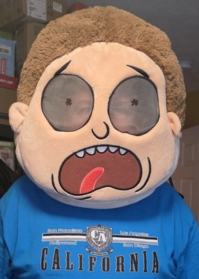 Rick and Morty Oversized Over Head Mask Dan Dee Morty Big Greeter Heads  Cosplay