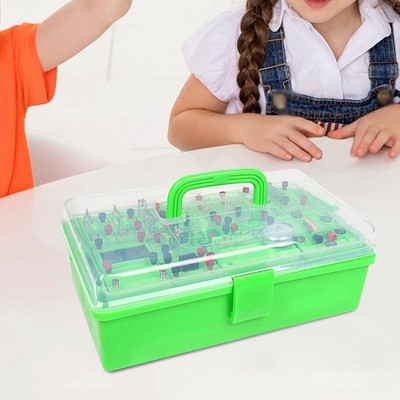 Physik Wissenschaft Labor Lernschaltung Kit mit Aufbewahrungskoffer Strom