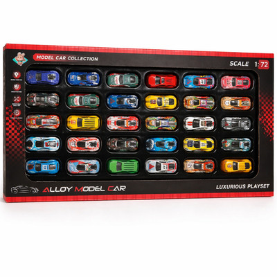 30 Spielzeugautos Die Cast Set Fahrzeug Spielset Autos Kinder Rennspielzeug