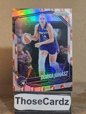 2025 Panini Prizm WNBA Logo Refractor #109 Dorka Juhasz