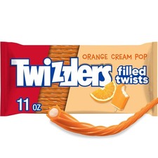 Twizzlers Twists Orange Cream Pop 11oz 2 Packs