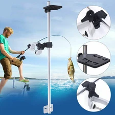 Universal Clamp transducer Bracket / transducer mount arm + Fishfinder Mount USA
