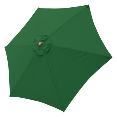 10 FT 6 Rib Patio Umbrella Canopy Replacement Top Cover Market Table Sun Shade