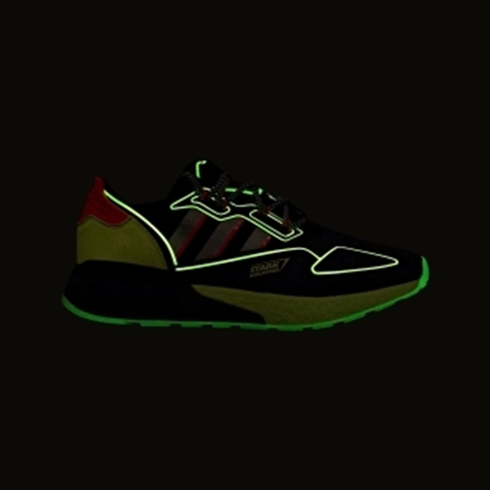Size 9 - adidas ZX 2K Boost x Marvel Stark Industries - Black Solar Yellow  for sale online | eBay