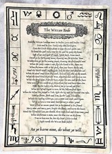The Longer Wiccan Rede Small Poster A4 Laminated (SM2) Witchcraft