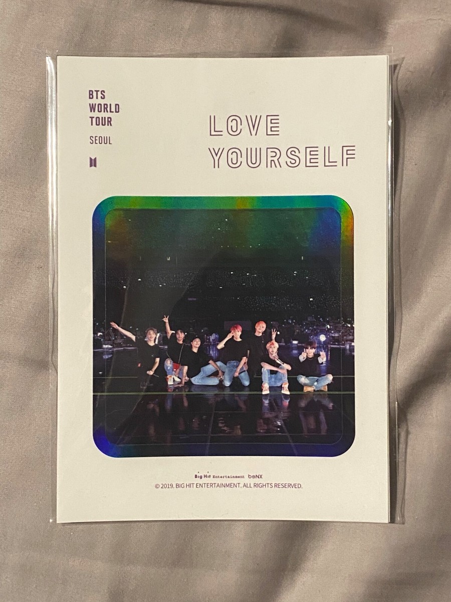 BTS Love Yourself World Tour In Seoul DVD W/ RM Poster, no PC, w