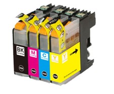 4 PK Quality Ink Set w/ Chip fits Brother LC101 LC103 MFC J470DW J285DW J450DW