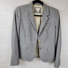 J. Crew Schoolboy Blazer, Gray, Size 0, Style 92480