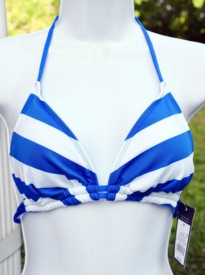 royal blue triangle bikini top