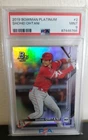 2019 BOWMAN PLATINUM ICE SP #2 SHOHEI OHTANI PSA 9 MINT