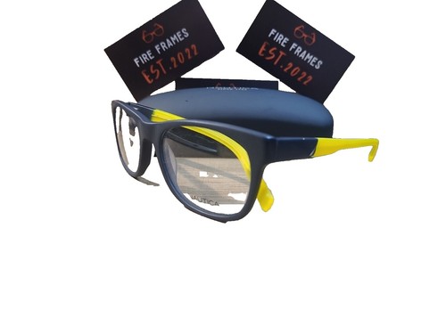 Retro Z RETRO#12 Matte Gunmetal Blue 46-18-135 Full Rim Eyeglasses