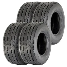 Set Of 4 20.5x8-10 Trailer Tires 205/65-10 Heavy Duty 10PR Tubeless Replacement