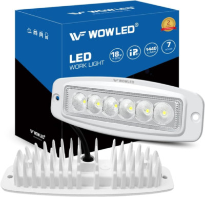 Flush Mount Boat LED Light Spreader 2 Pack Marine LED Spotlights