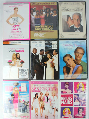 ウェディングDVD５枚組セット LOT OF 9 WEDDING DVD MOVIES SEALED - FAMILY WEDDING, FATHER OF THE