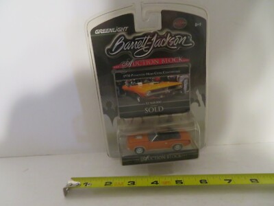 Greenlight Auction Block Barrett-Jackson 1970 Plymouth Hemi Cuda Conv 2006 NIP