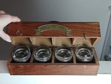 Coffret de verre à Whisky , le coffret du capitaine