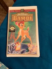 Bambi: 55th Anniversary Walt Disney's Masterpiece (VHS, Limited Edition)