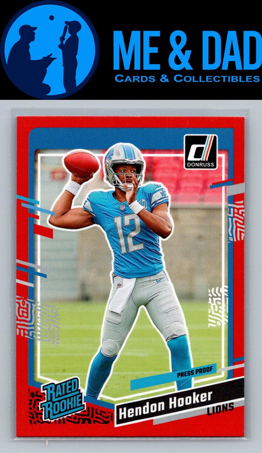 2023 Donruss #329 Hendon Hooker Press Proof Red