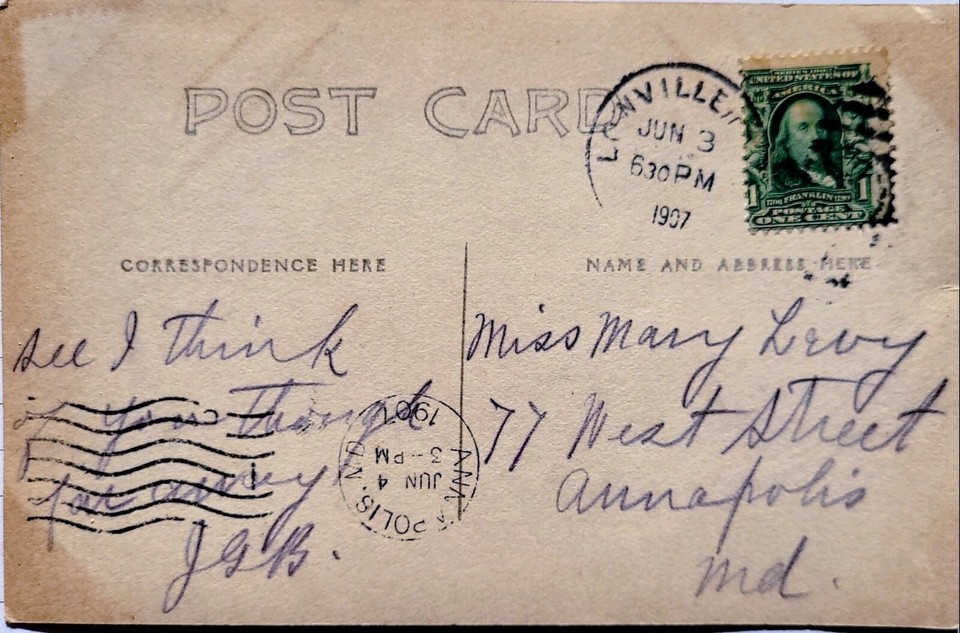 RPPC State Street Lowville New York Postcard European Hotel Store Real