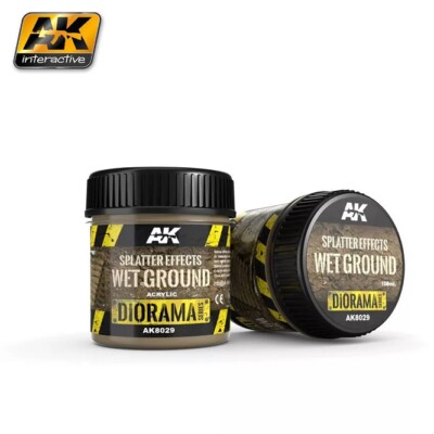 AK Interactive AK8029 - Splatter Effects Wet Ground - 100Ml (Acrylic)
