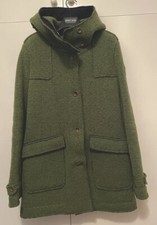 CAPPOTTO cappottino giaccone lana cotta SWISS CHRISS verde tg. 46
