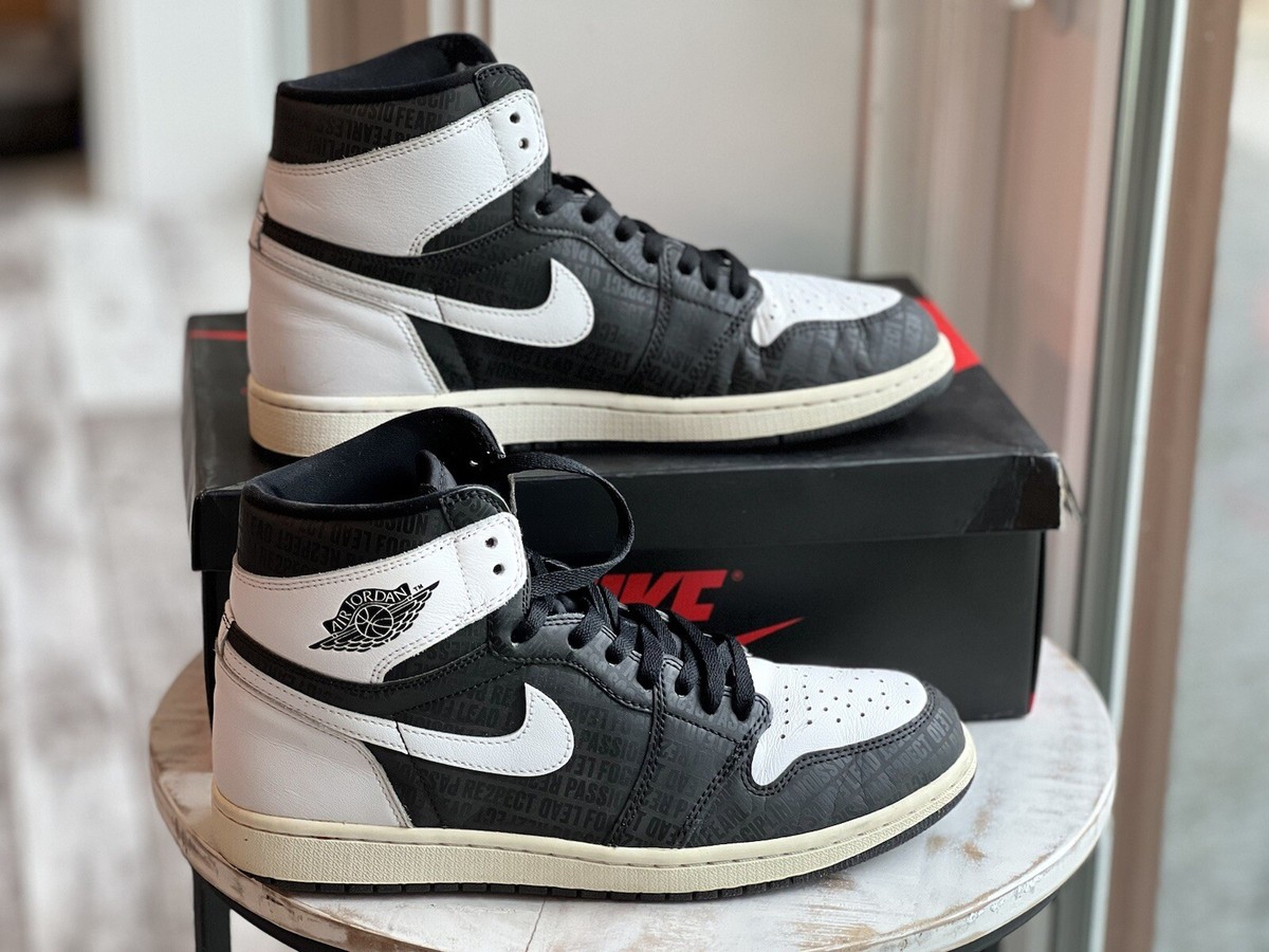 Size 10 - Air Jordan 1 Retro OG High RE2PECT 887230784821| eBay