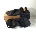 TEVA HURRICANE XLT 2 BLACK ON BLACK SPORT STRAP OUTDOOR MEN'S SANDALS SIZE US 10