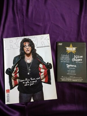 CLASSIC ROCK MAGAZINE No 99***ALICE COOPER***FREE***PLUS DVD***2006