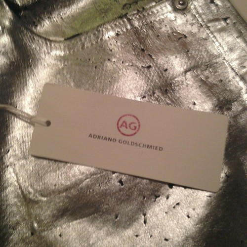 NEW! Adriano Goldschmied Painted Silver Jeans Women's 27R The Farah Skinny Ankle - Picture 9 of 12