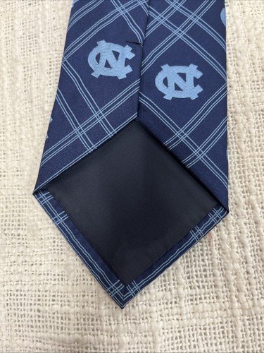 UNC Chapel Hill Tar Heels Eagles Wings Tie Blue 58 Inches - Picture 5 of 5
