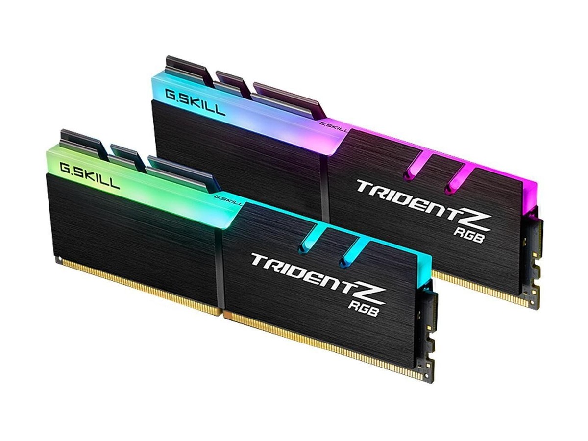 メモリー G.SKILL Trident Z DDR4 2400MHz 2x16GB G.SKILL 32GB (2 x 16GB) TridentZ RGB Series PC4 19200 DDR4 F4
