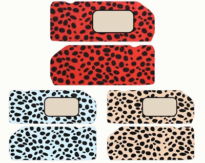 Sun visor covers fits 1987-1996 Dodge Dakota for driver&passenger Ladybug design