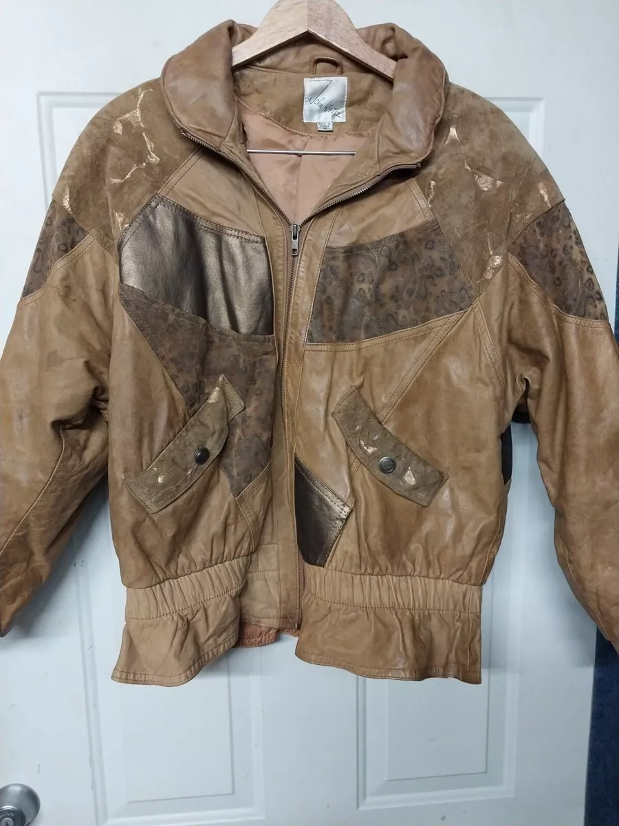 John weitz leather best sale jacket