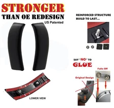 Upgraded Cab Corner Roof Molding For Ford 99-07 Super Duty  Right & Left Pair