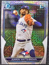 2023 Bowman Draft Chrome ASIA 1st Mojo Refractor Juaron Watts-Brown #BDC-16