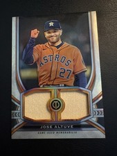 2023 Topps Tribute Baseball Jose Altuve Duel Relic # 81  Of  199