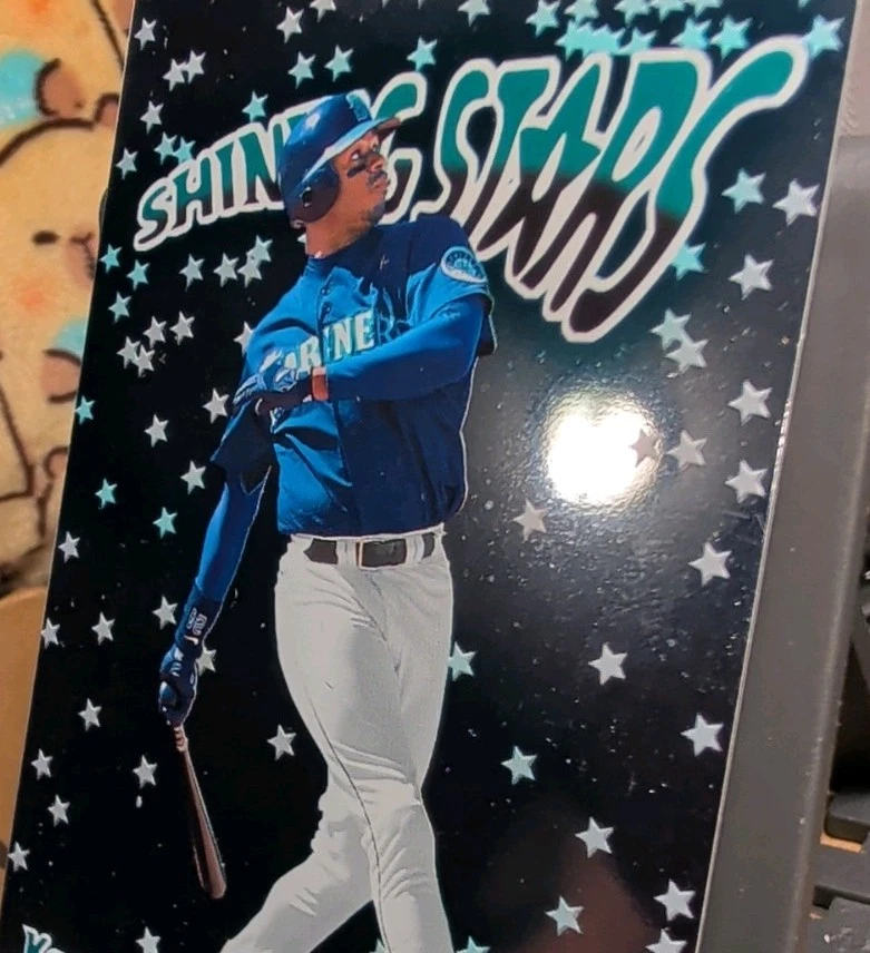 Fleer Brilliants Ken Griffey Jr 1999 "Shining Stars" plateado raro #1 de 15 SS  Foto 3 de 4