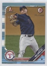 2019 Bowman Prospects Sky Blue 217/499 Brock Burke #BP-137 xi6