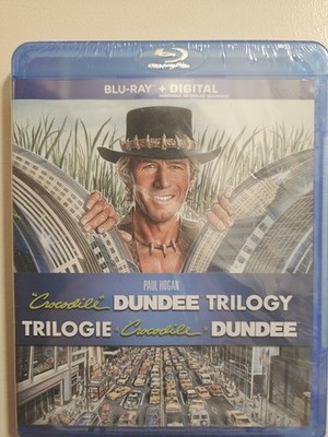 Crocodile Dundee Trilogy (Blu-ray, 1989) FACTORY SEALED