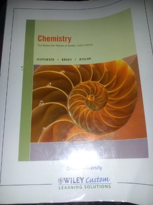 CHEMISTRY: THE MOLECULAR NATURE OF MATTER, 6TH EDITION By Brady Jesperson *VG+*