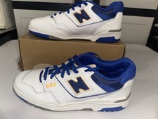 New Balance 550 'Lakers' Style BB550WTN White/Infinity Blue/Gold Men  s Sz 11