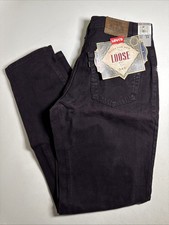 Vintage Levis 545 Loose Fit Jeans 32x34 Dark Purple NWT NOS Made in the USA